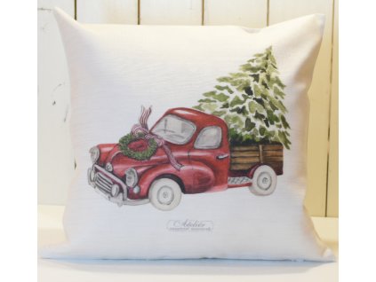 Povlak na polštář 40x40 cm "Vánoční pick up"
