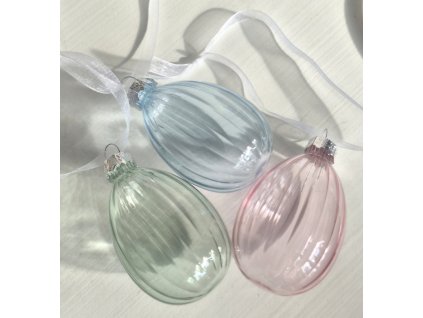 Skleněná vajíčka - box 3ks