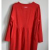 Červené hebké šaty - "jmelí"