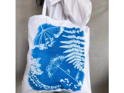 Tajemství kyanotypie síla světla tisk na papír a textil kreativniiva.cz (2)