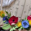 Letní papírový věnec rozkvetlý papír kreativniiva.cz (3)