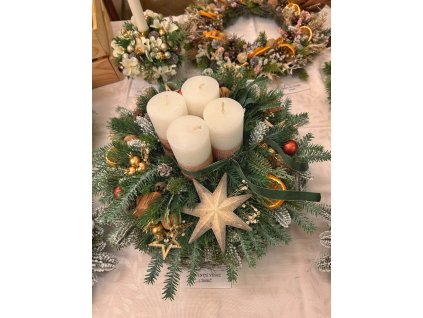 Adventní věnec umělý