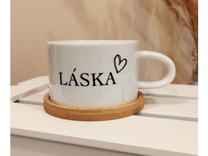 Hrneček s polepem LÁSKA