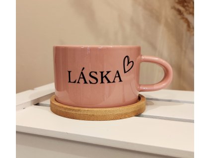 Hrneček s polepem LÁSKA