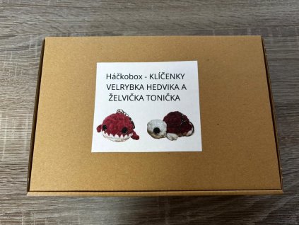 Háčkobox - Klíčenky velrybka Hedvika a želvička Tonička