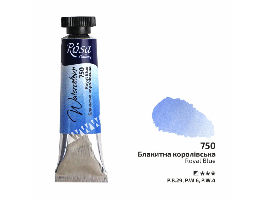 akvarelová farba ROSA Gallery 10ml 750 Royal Blue