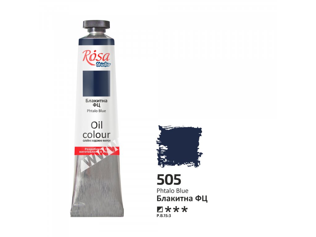 olejová farba ROSA Studio 45ml 505 Phthalo Blue