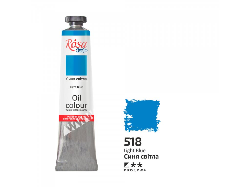 olejová farba ROSA Studio 45ml 518 Light Blue