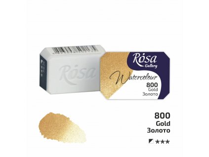 akvarelová farba ROSA Gallery 2,5ml 800 Gold