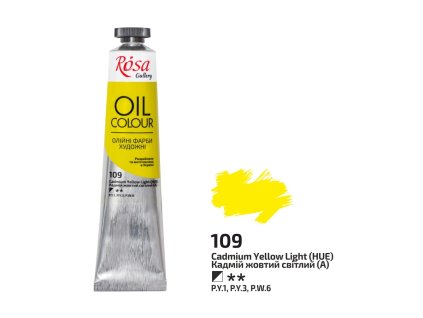olejová farba ROSA Gallery 45ml 109 Cadmium  Yellow Light (HUE)