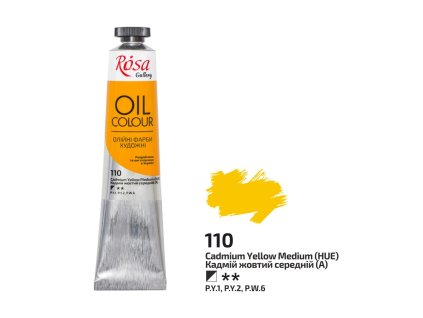 olejová farba ROSA Gallery 45ml 110 Cadmium  Yellow Medium (HUE)