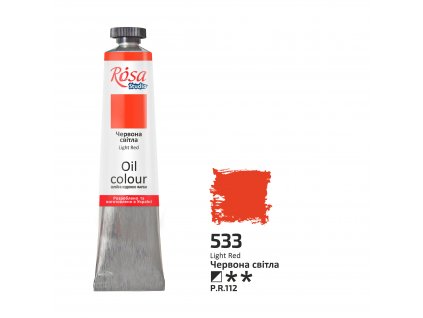 olejová farba ROSA Studio 45ml 533 Red Light