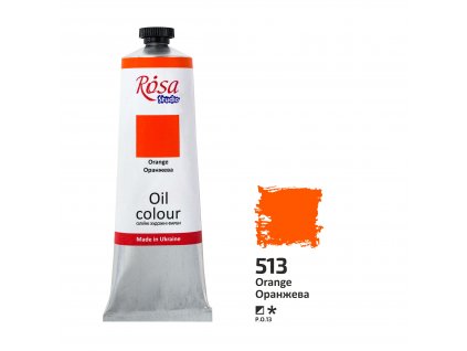 olejová farba ROSA Studio 100ml 513 Orange