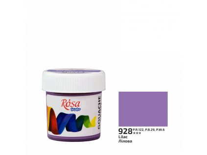 gouache farba ROSA Studio 20ml 928 Lilac