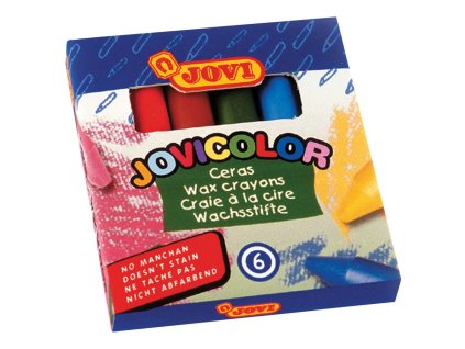 jovi wax crayons pack 6 colors