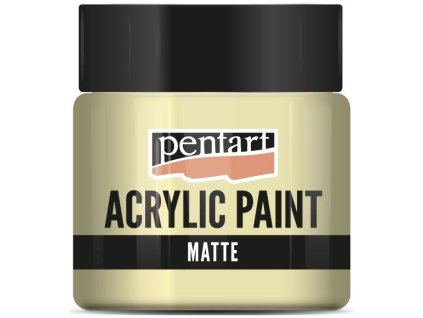 akrylova barva bila kava