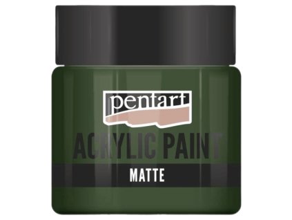 akrylova barva borovicove zelena