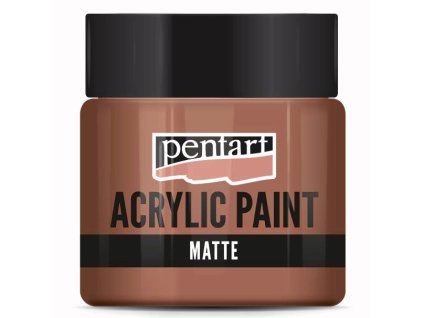 akrylova barva cerveno hneda