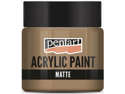 akrylova barva hneda