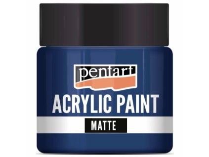 akrylova barva indigo modra