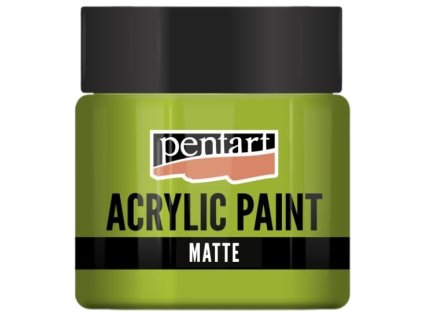 akrylova barva jablkove zelena