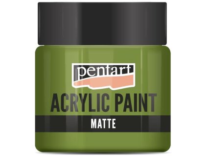 akrylova barva olivova