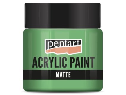 akrylova barva papousci zelena