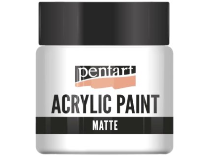 akrylova barva titanove bila