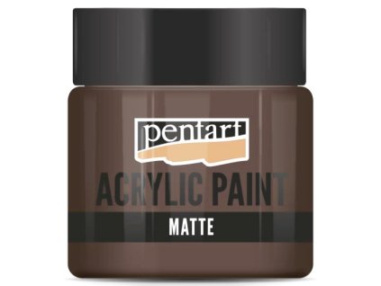 akrylova barva tmave hneda