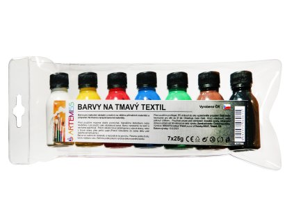 Barvy na tmavý textil