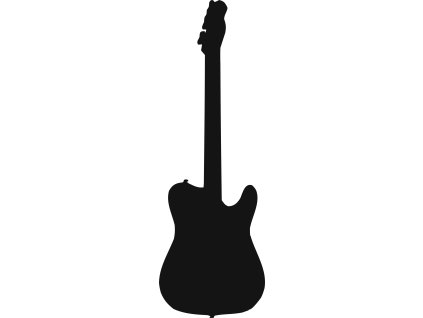 Kytara - plastová šablona 295