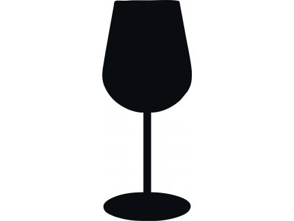 Sklenička na víno - plastová šablona 404