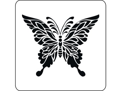 Motýl - plastová šablona 494 (29x29cm)