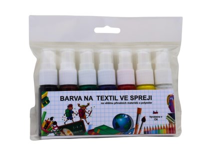 sada barev ve spreji 7x12g základní
