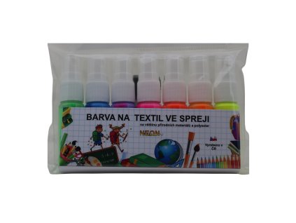 sada barev ve spreji 7x12g