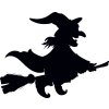 Čarodějnice - plastová šablona 374