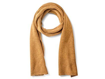 MERINO Strickschal Attersee Senf