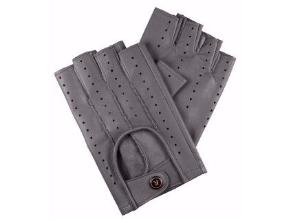 Herren-Fingerhandschuhe – hellgrau