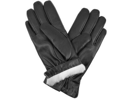 Herrenhandschuhe mit Kaninchenfellfutter