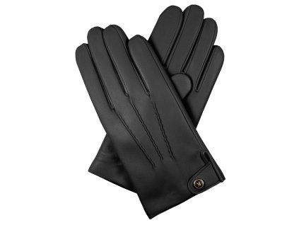 Herrenhandschuhe mit Kaschmirfutter – schwarz