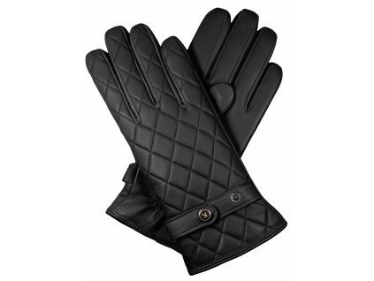 Herrenhandschuhe mit Wollfutter – schwarz