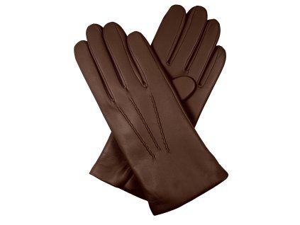 Herrenhandschuhe mit Wollfutter – braun