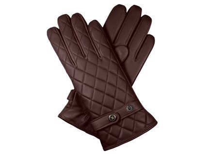 Herrenhandschuhe mit Wollfutter – Kastanie