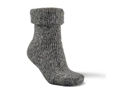 Alpaka-ABS-Socken grau