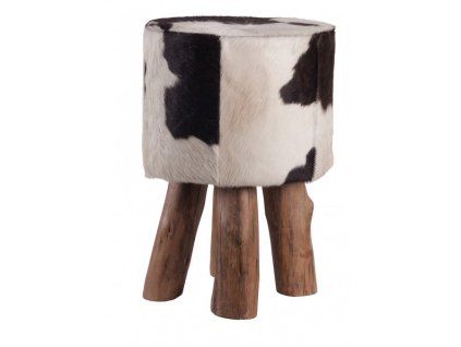 RUND Stuhl schwarz-weiß