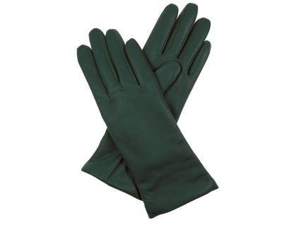 Damenhandschuhe mit Wollfutter – grün