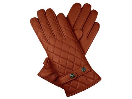 Herrenhandschuhe mit Wollfutter – Dunkelcognac