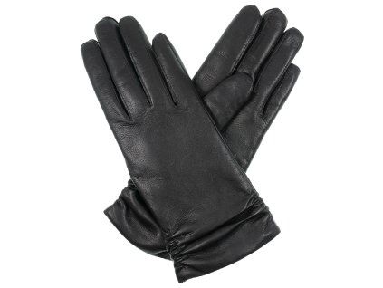 Damenhandschuhe, Kaschmirfutter – schwarz