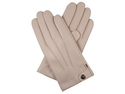 Herrenhandschuhe mit Wollfutter – helltaupe