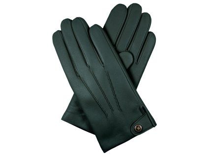 Herrenhandschuhe mit Wollfutter – grün